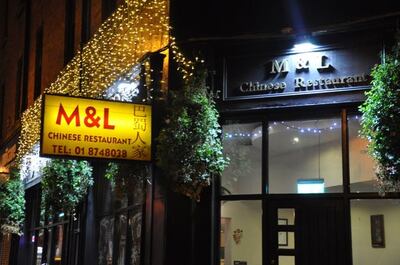 M&L Chinese Restaurant, 13-14 Cathedral Street, Dublin 1