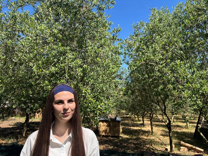Alisa Bektasevic (24), marketing manager at Lucka olive oil farm in Montenegro. Photo: Jack Power