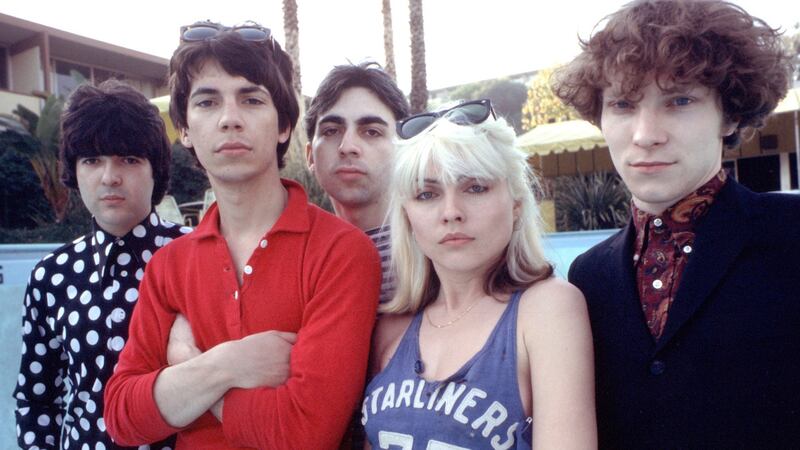 Blondie in the 1970s: the band’s hit Heart of Glass was used to soundtrack Margaret Thatcher’s election in the 1979 episode of Reeling in the Years. Photograph: Michael Ochs Archives/Getty Images
