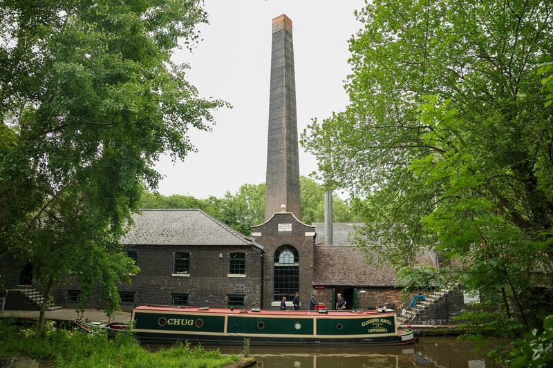 Barges arrive for the Etruria Canals Festival in Stoke-On-Trent. Photograph: Enda O'Dowd