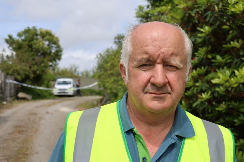 Postman Michael Leainde got to know the couple better than most.
Photograph: Ronan McGreevy