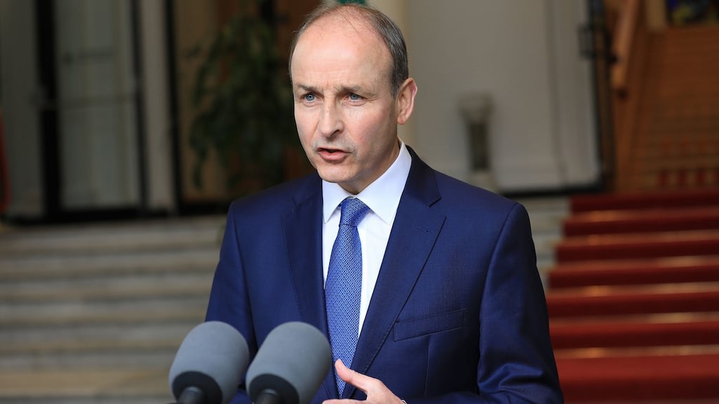 Taoiseach Micheál Martin: the recovery package will add some €3bn to the deficit by next year. Photograph: Julien Behal/PA Wire
