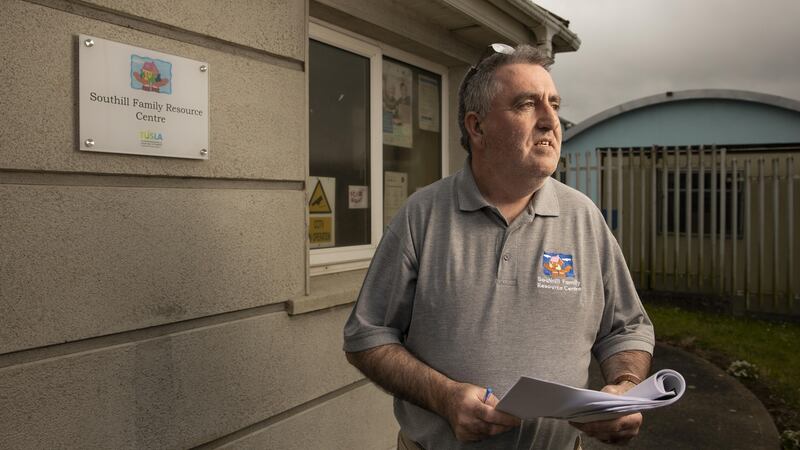 Jim Prior of Southhill Family Resource Centre, Limerick City.  “The fact that they can come here, talk and say ‘I’m really struggling’ has made such a difference,” he says. Photograph: Cathal Noonan