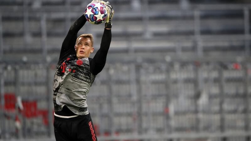 Manuel Neuer: Bayern Munich goalkeeper is still German number one ahead of his rival for the position,  Marc Andre Ter Stegen. Photograph: A. Hassenstein/Getty Images