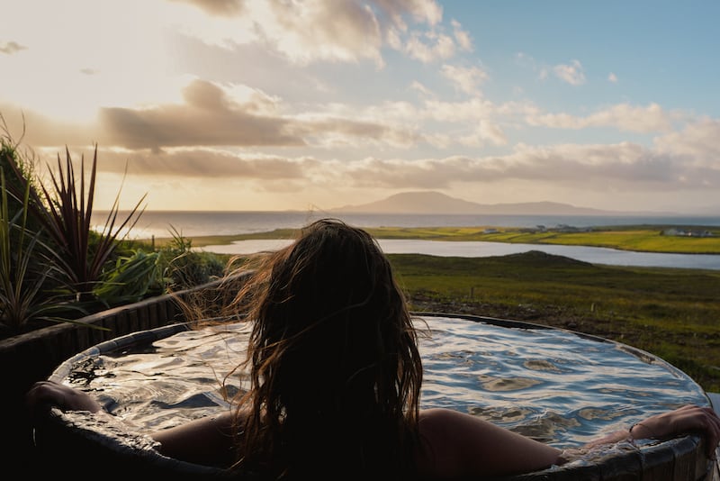 Big Dipper Sauna and Hot Tub beside P Dan's bar Louisburgh, which is to host the Misunderstood Heron food truck