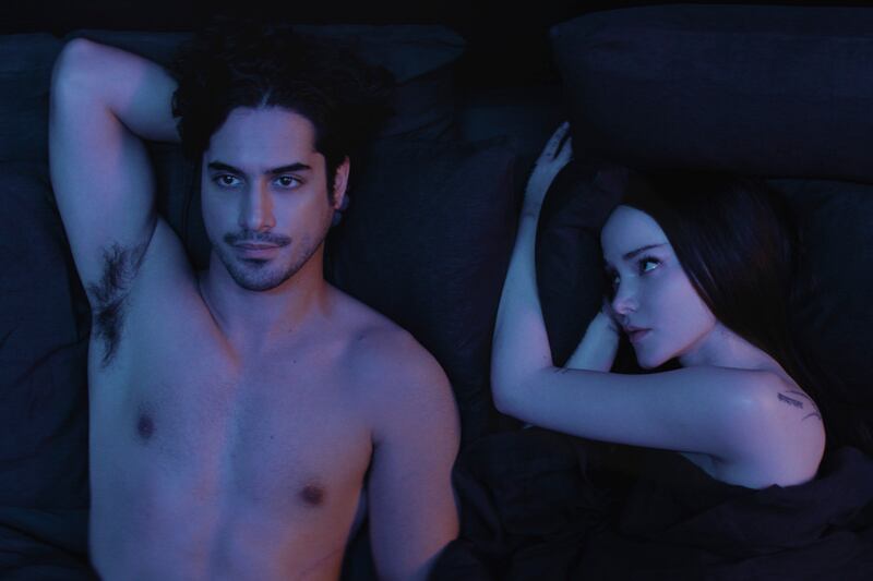 56 Days: Avan Jogia as Oliver Kennedy and Dove Cameron as Ciara Wyse. Photograph: Prime
