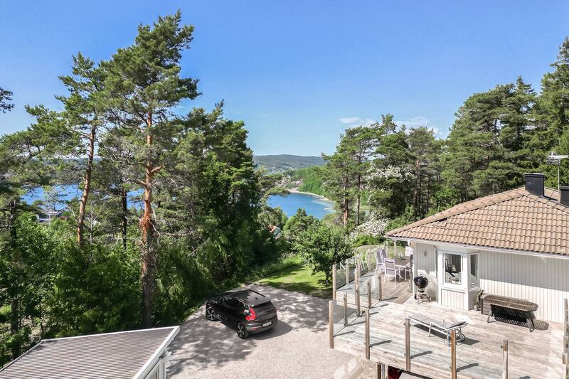 This four-bed home in Bohuslan has superb sea views  