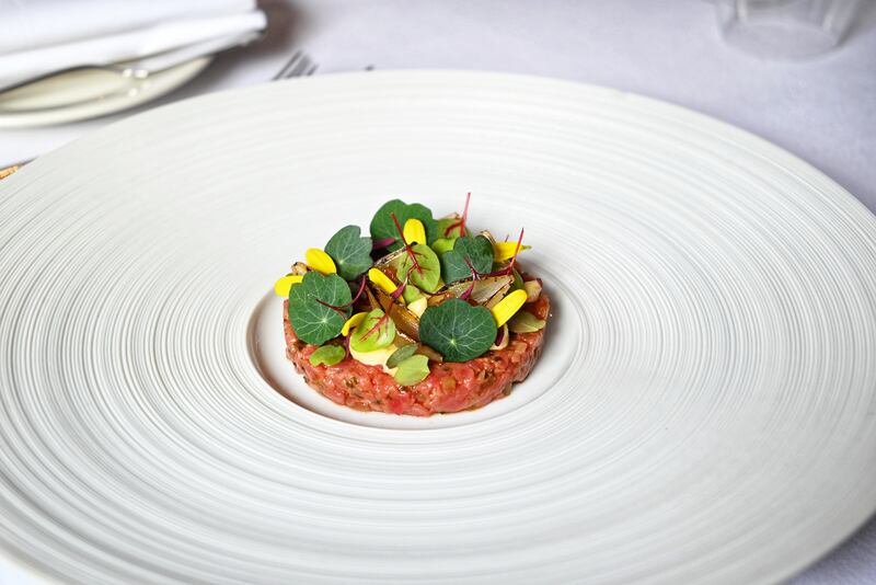 Beef tartare at One Pico