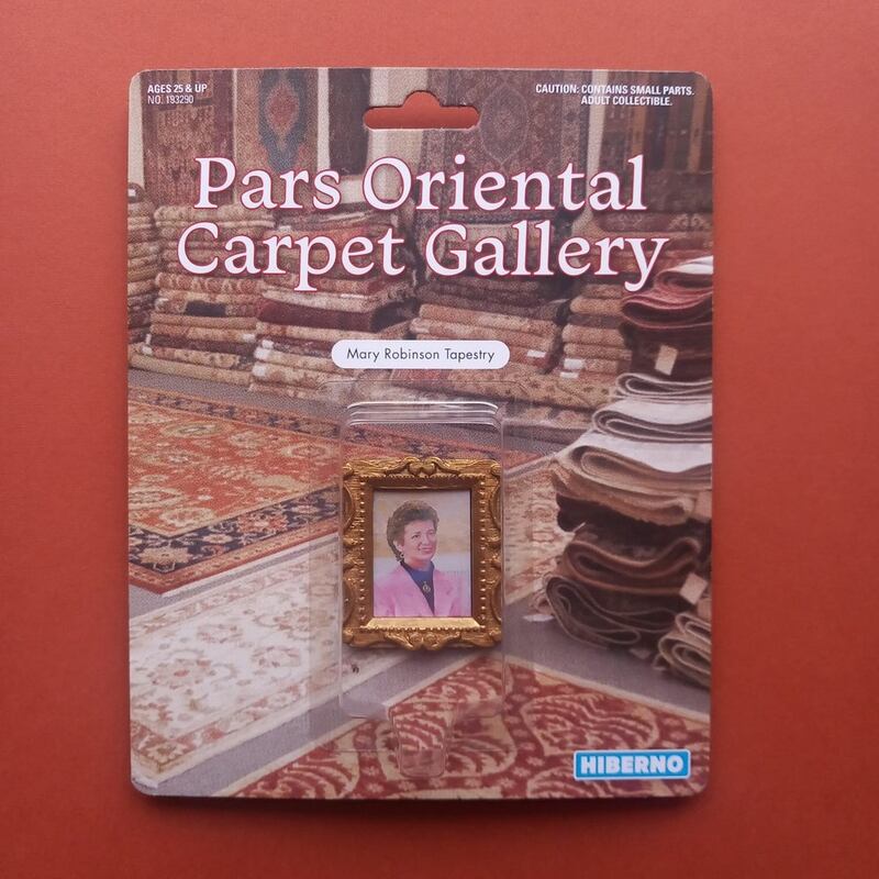 Richard Collier's Hiberno Toys, Mary Robinson Tapestry at Key Learnings