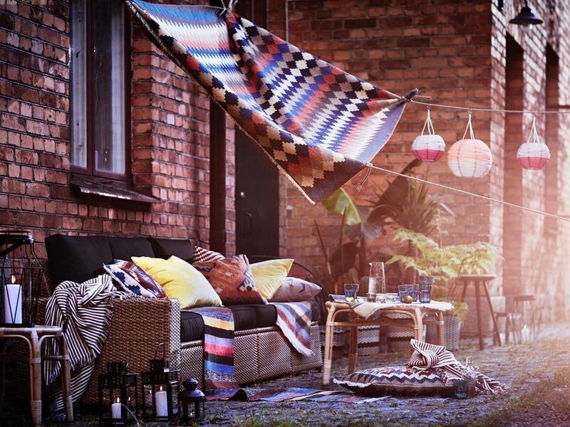 Outdoor lighting Ikea option one