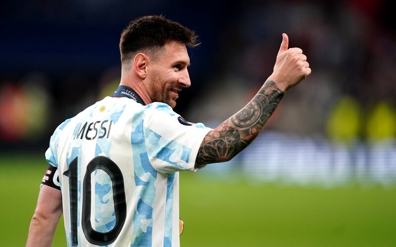 Argentina look to be a better drilled outfit than in recent years with Lionel Messi still leading their line. Photograph: Mike Egerton/PA