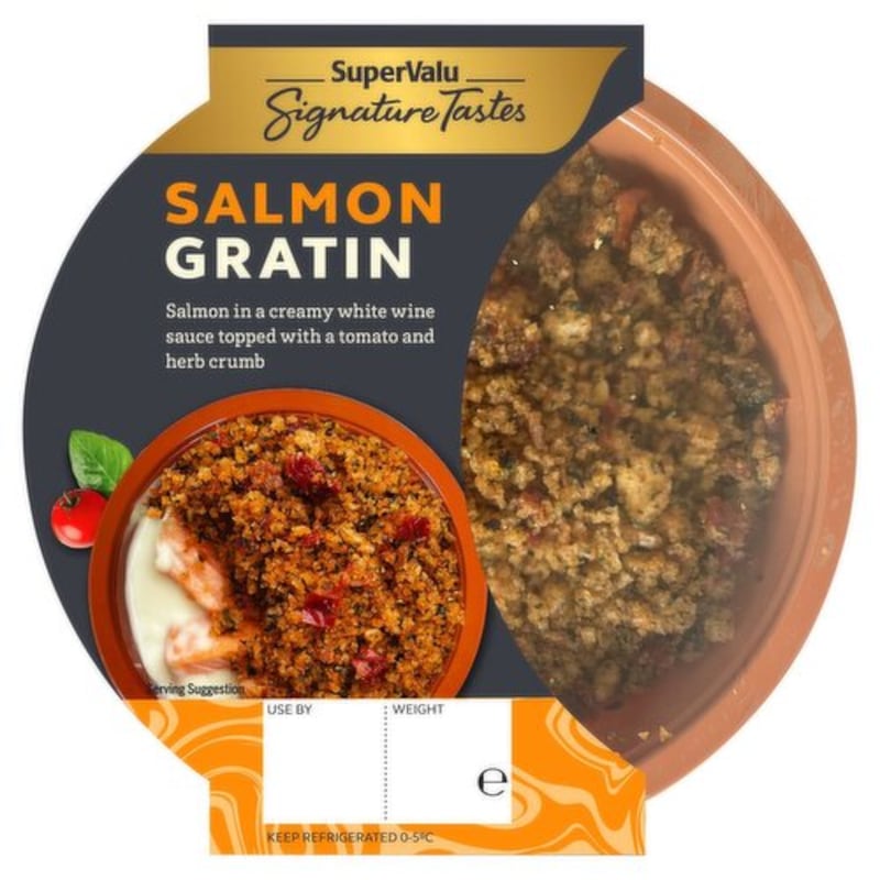 Signature Tastes Salmon Gratin, €4.99 from SuperValu