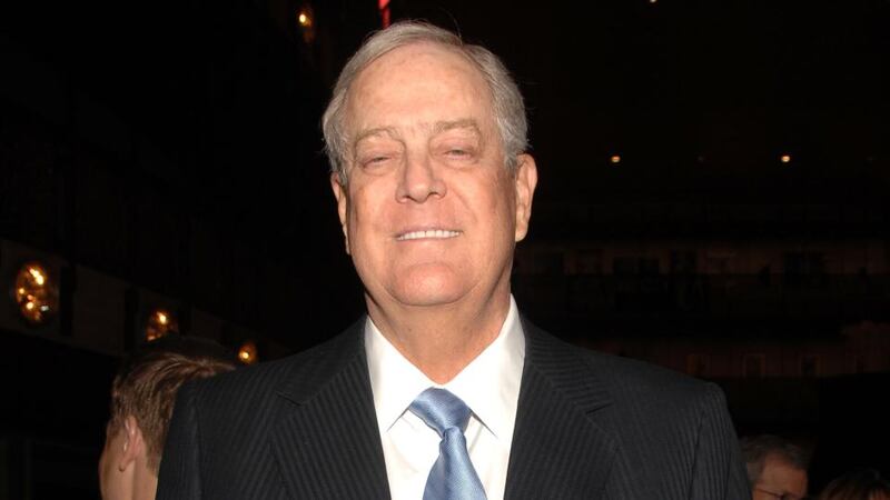 David Koch: described   US president Barack Obama as a “hardcore economic socialist”. Photograph: Marc Stamas/Getty Images