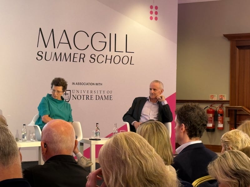 Former MEP Ciarán Cuffe at Patrick MacGill Summer School on Saturday 