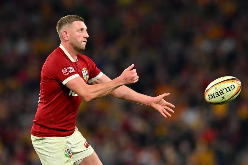 Finn Russell during the first Test against the Wallabies. Photograph: Albert Perez/Getty Images