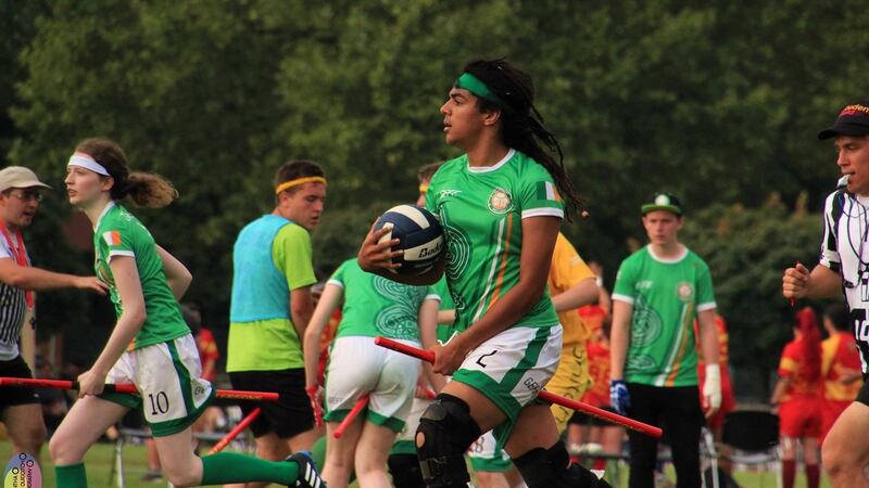 Team Ireland during last year’s Quidditch World Cup in Germany. They lost to eventual champions Australia.