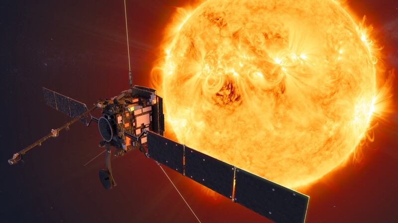 A graphic illustration of the Solar Orbiter. Image: courtesy of Nasa