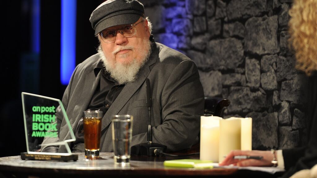 Game of Thrones author George R.R. Martin in the GPO Dublin where he received the An Post International Recognition Award 2019. Photograph: Aidan Crawley