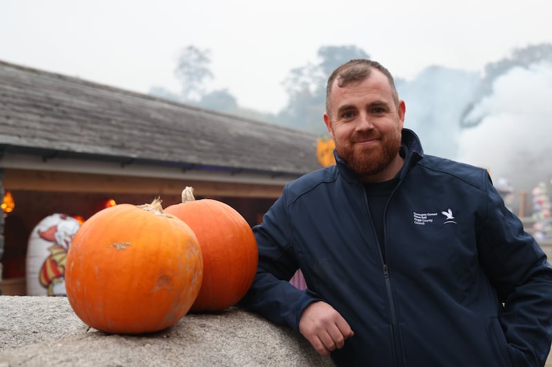 Chargehand Shane Corbally at Newbridge House and Farm. Photograph: Bryan O’Brien/The Irish Times