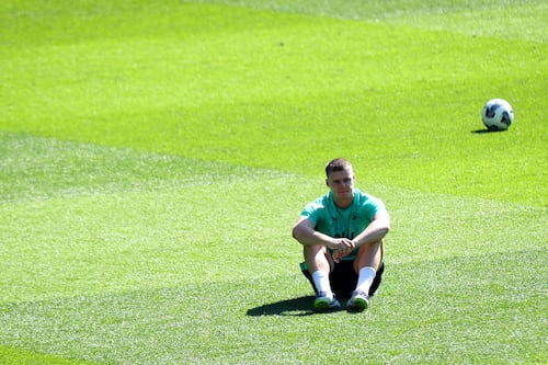 Evan Ferguson to miss Ireland’s World Cup qualifier in Hungary