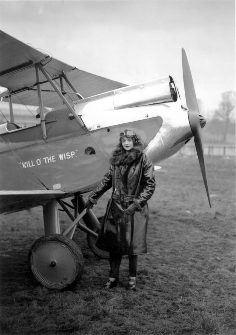 Adelaide Pollock married into the wealthy Belfast Cleaver family. In 1929 she bought her own open-cockpit aircraft and undertook a return journey to India.