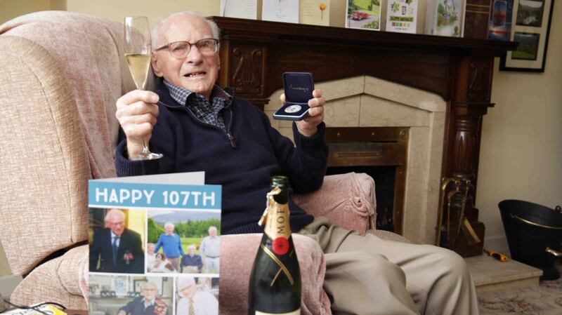 Michael J O’Connor, who celebrated his 107th birthday this year, is Ireland’s oldest man and  president of Lough Lein Anglers’ Association in Killarney, Co Kerry