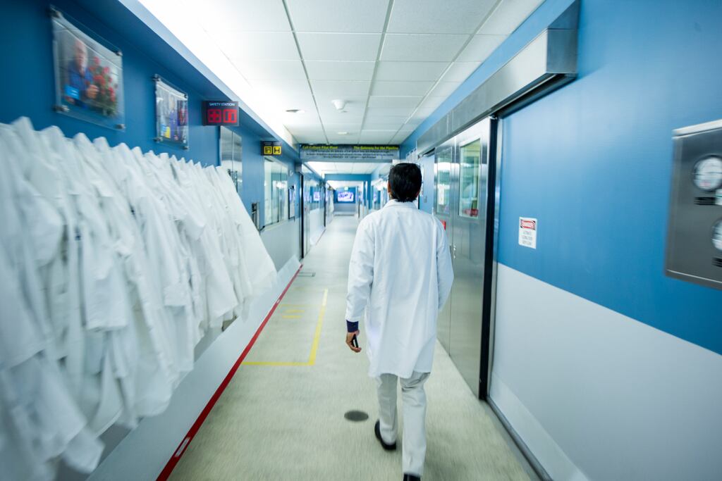 A Roche pilot plant production lab. Roche dominated oncology a decade ago. Today it is struggling to keep up with its rivals.