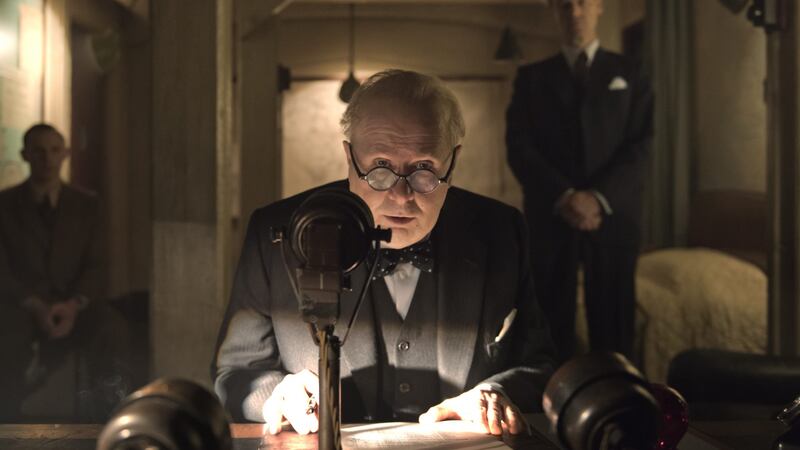 Gary Oldman in “Darkest Hour”. Photograph: Jack English