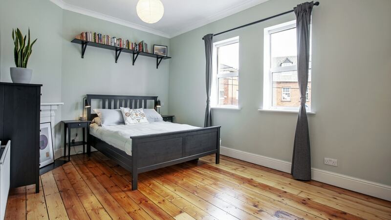 One the property’s two bedrooms