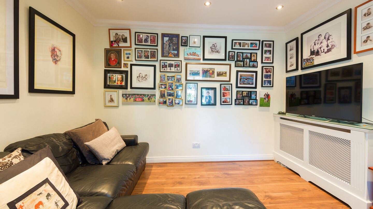 An internal room opening into the kitchen  is used as a TV area for the children