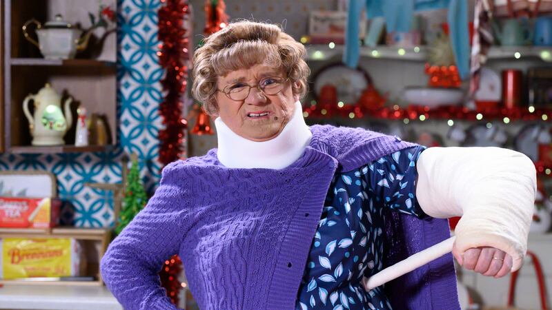 Brendan O’Carroll as Agnes Brown in Mrs Brown’s Boys. Photograph: Alan Peebles