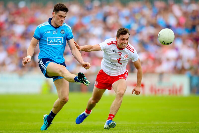Dublin’s Diarmuid Connolly in action against Tyrone in 2018 in the All-Ireland quarter-final. Photograph: Tommy Dickson/Inpho