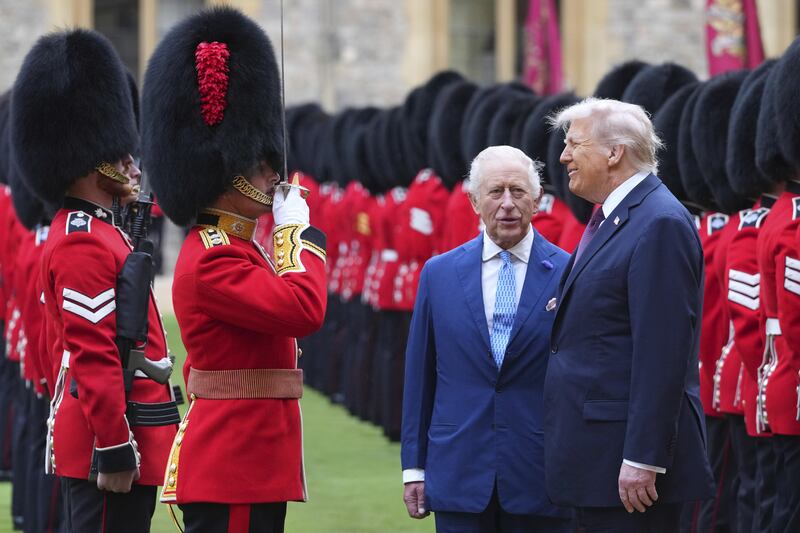 Donald Trump has said Britain’s King Charles would have taken a “very different stand” to British prime minister Keir Starmer on Iran. File photo from September 2025. Photograph: Kirsty Wigglesworth/PA Wire