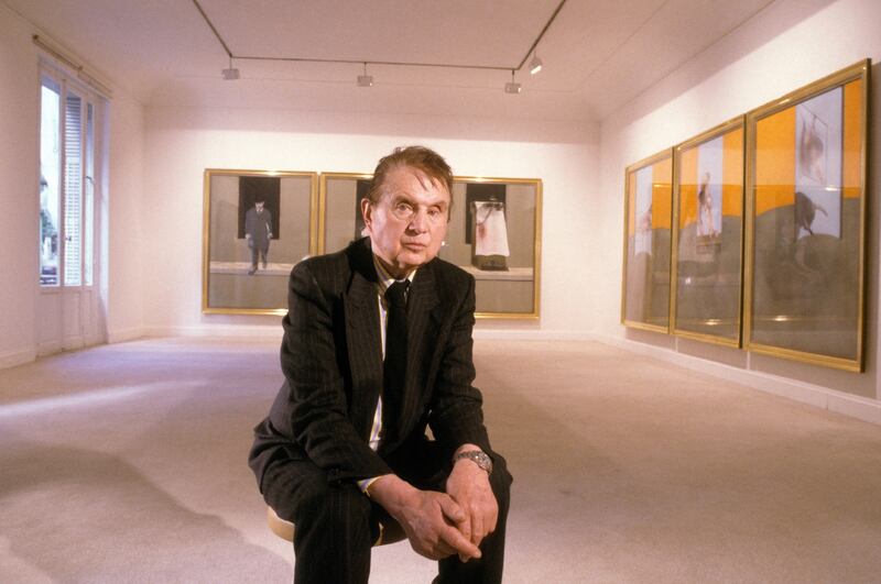 Francis Bacon in Paris in 1987. Photograph: Raphael Gaillarde/Gamma-Rapho via Getty