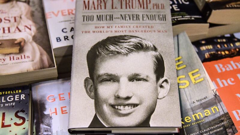 Mary Trump’s new book about US President Donald Trump. Photograph:  Stephanie Keith/Getty Images