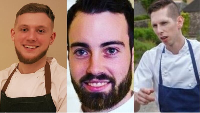 Chefs Romuald Bukaty,  Killian Crowley and Michael Tweedie