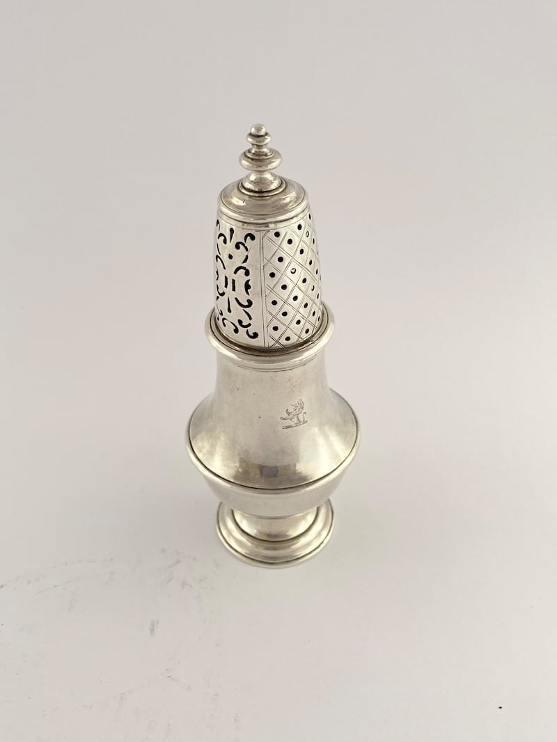 A rare silver sugar castor made by Daniel McCarthy in Cork (circa 1770) 