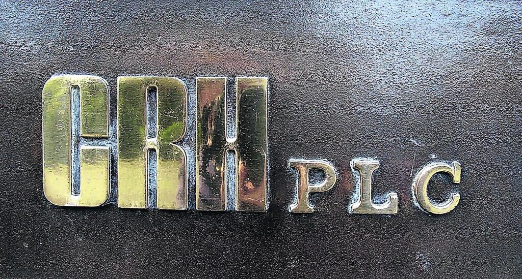 CRH fell by nearly 4 per cent to ¤17.85. Photograph: Brenda Fitzsimons