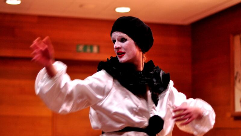 A rehearsal shot of Wild Laughter. Photograph: Santhy Balachandran