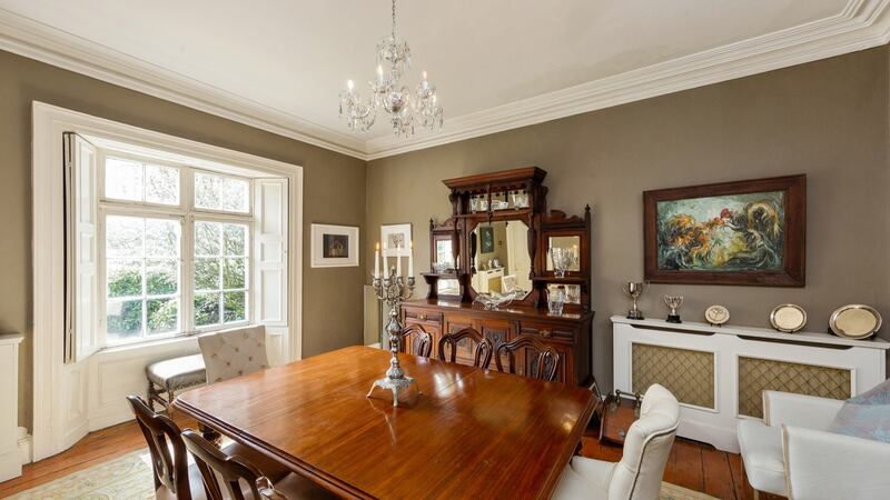 The dining room