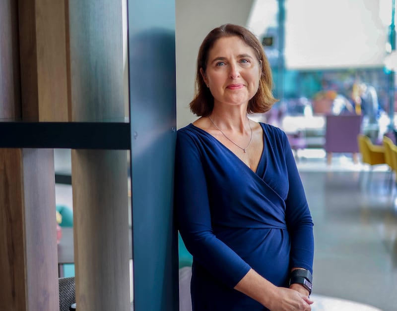 Pictured at a ‘Aon Wealth Insights Series’ conference in Dublin was Rachael Ingle, CEO of Aon Ireland. Photograph: Fennell Photography