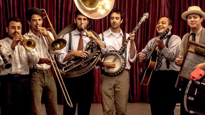 The California Feetwarmers play the Earagail Arts Festival