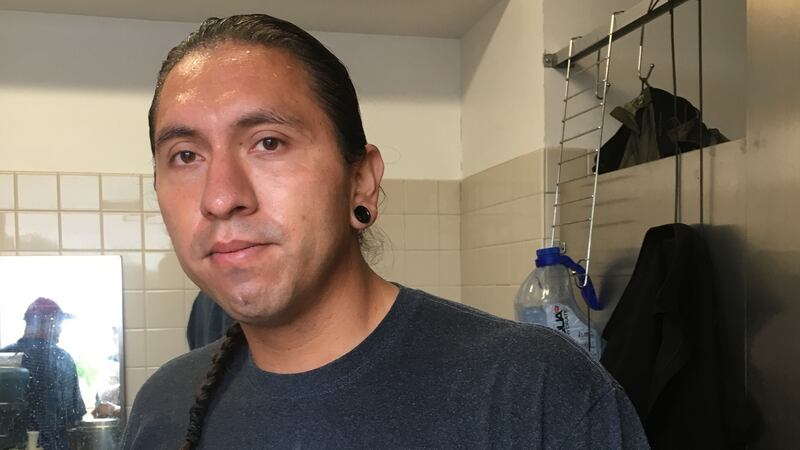 “Dreamer” Alex Valenzuela, one of the hundreds of thousands given sanctuary by Barack Obama, whose future status in the US is now uncertain. Photograph: Suzanne Lynch