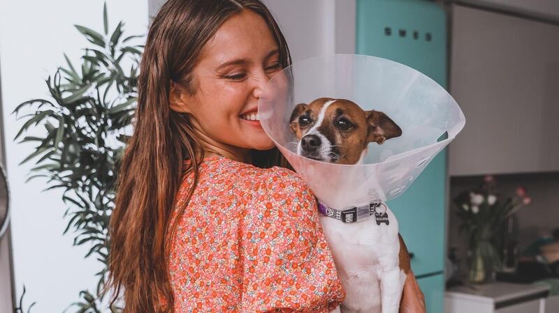 Roz Purcell and Wilko the Jack Russell