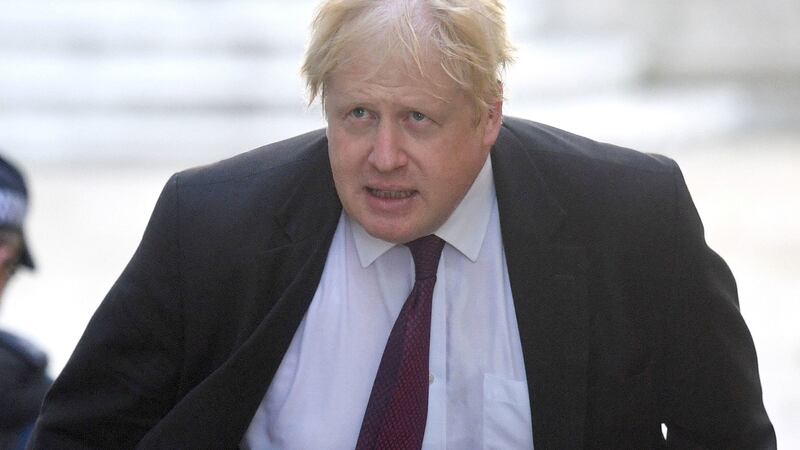 Boris Johnson who has come out against calls to ban face-covering garments like the burka in public places. Photograph:   Victoria Jones/PA Wire