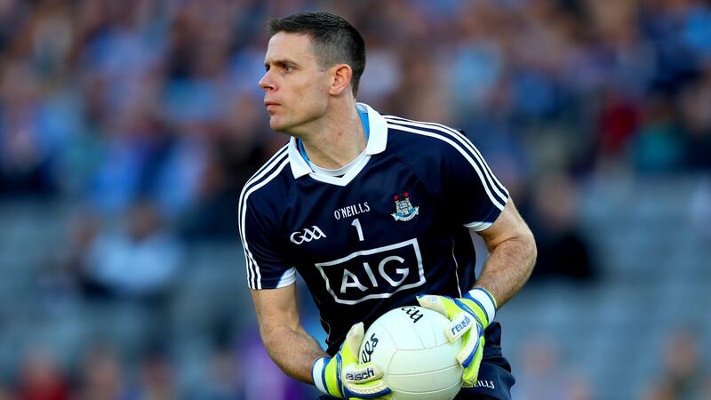 Stephen Cluxton: the Dublin goalkeeper has single-handedly changed the nature of top-flight Gaelic football, his precise kick-outs ensuring a possession-based game. Photograph: James Crombie/Inpho