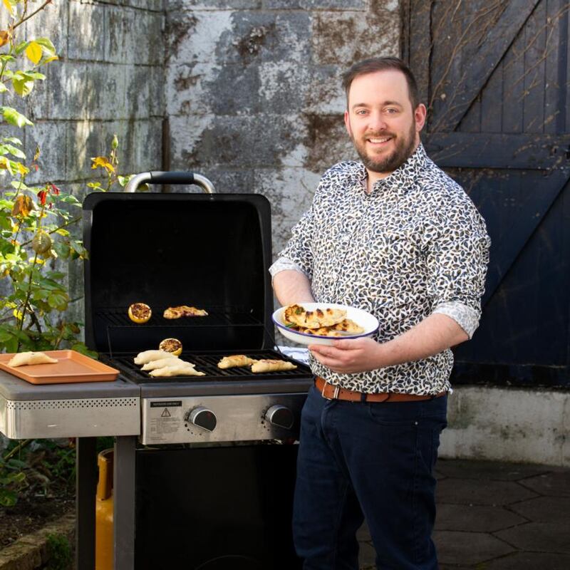 Pastry chef Shane Smith  makes barbecued s’more parcels. Photograph: Tom Honan/The Irish Times