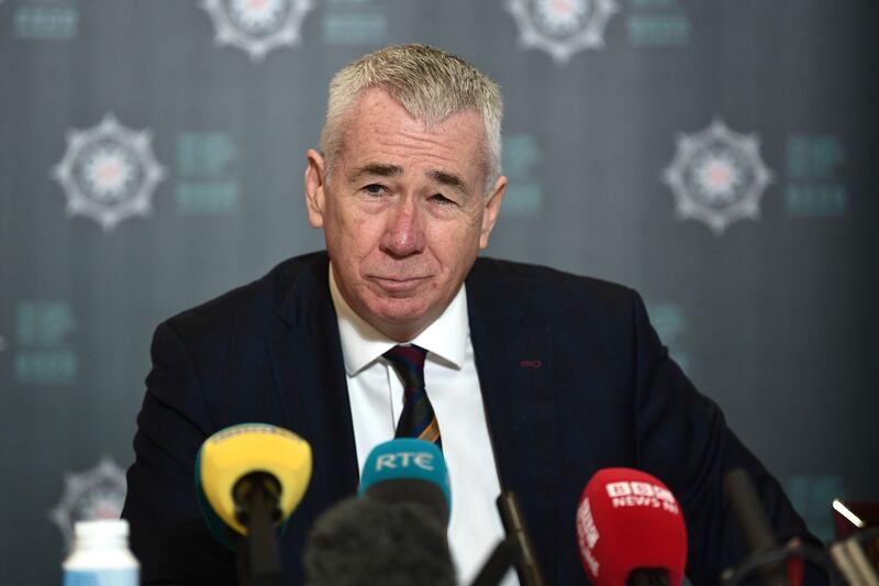 Jon Boutcher at a press conference to present the Kenova report on Friday. Charles McQuillan/Getty