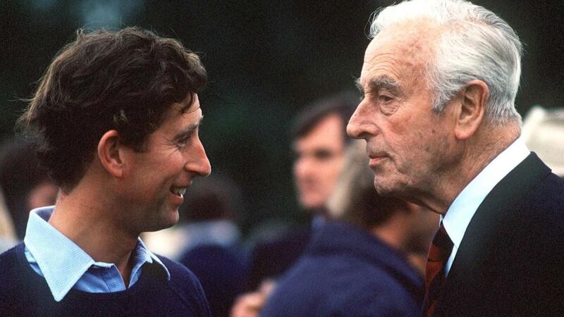 Charles with his beloved great uncle Lord Mountbatten in July 1979: when the prince takes a tour of Classiebawn Castle he may recall the many stories Mountbatten told him about the place where he and his extended family holidayed every August. Photograph: Tim Graham/Getty Images