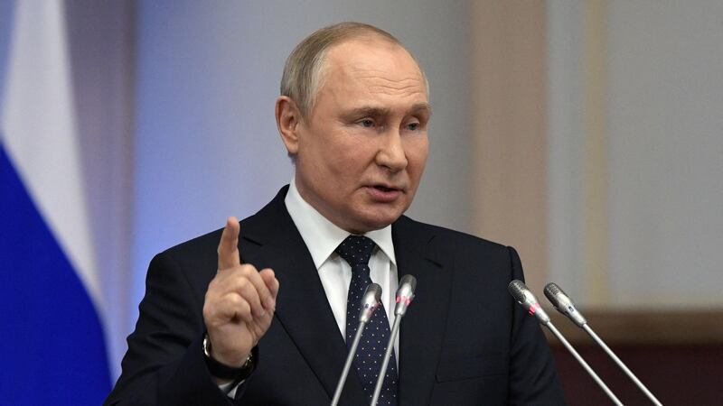 Russian president Vladimir Putin is relying heavily on his power to punish.  Photograph: Alexey Danichev/Sputnik/AFP via Getty Images